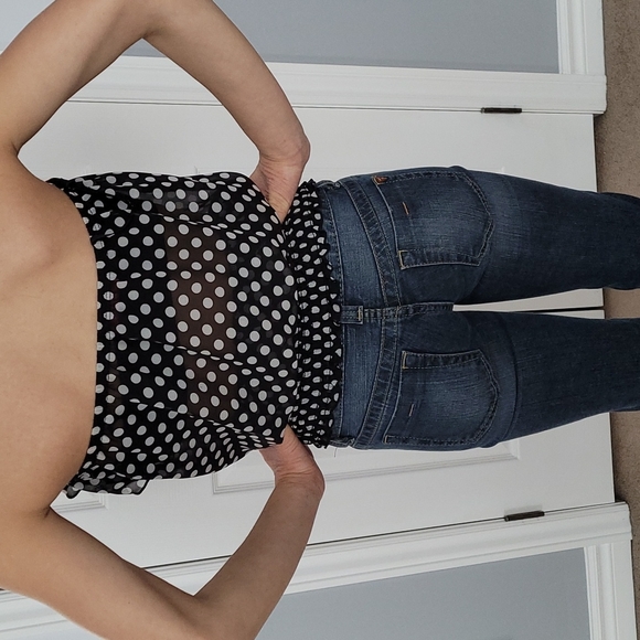 Vivace sheer strapless top - Picture 4 of 6